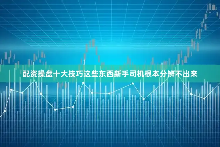 配资操盘十大技巧这些东西新手司机根本分辨不出来